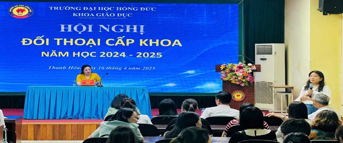Hội nghị Đối thoại trực tiếp giữa người học và Lãnh đạo khoa